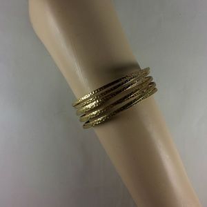 Gold  Arm Band | Upper Arm Bracelet | Arm Cuff